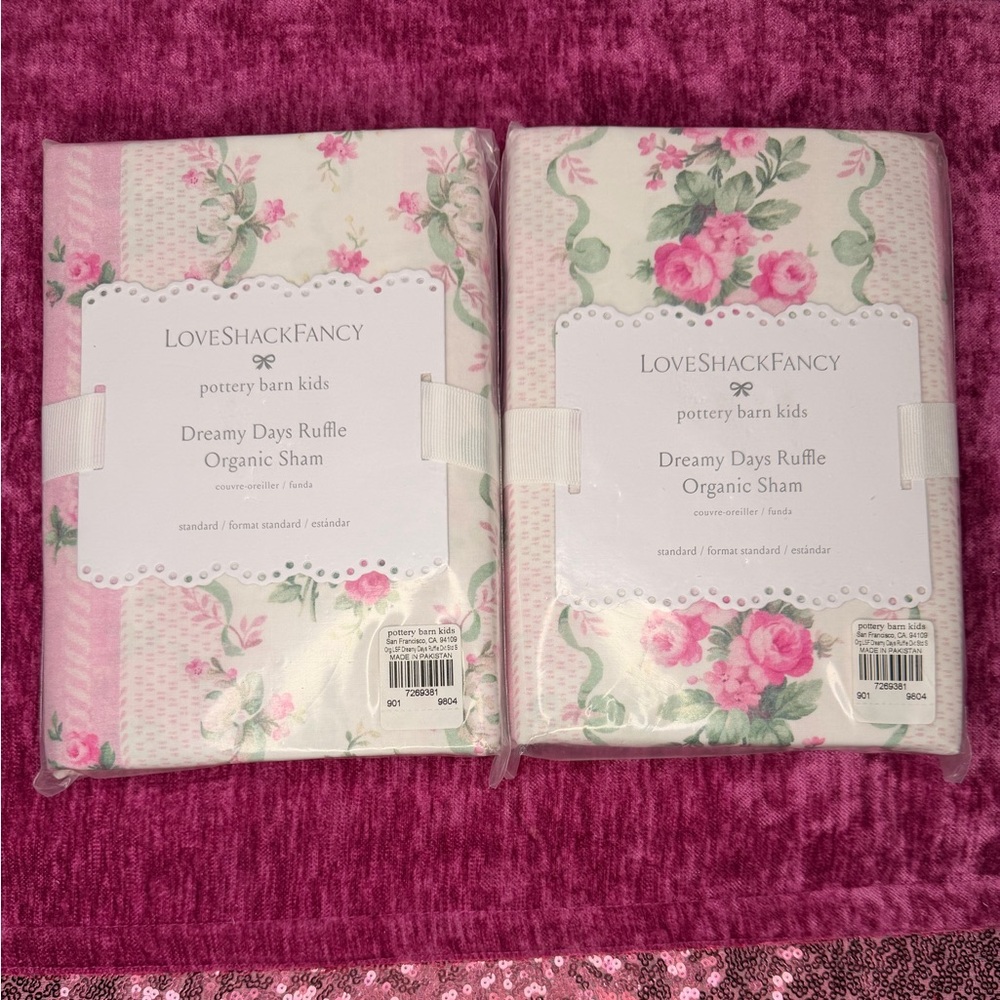 LoveShackFancy Pottery Barn Kids Organic Shams